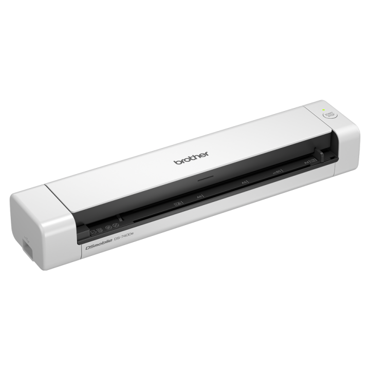 Vue de 3/4 droite du scanner BROTHER DS-740De