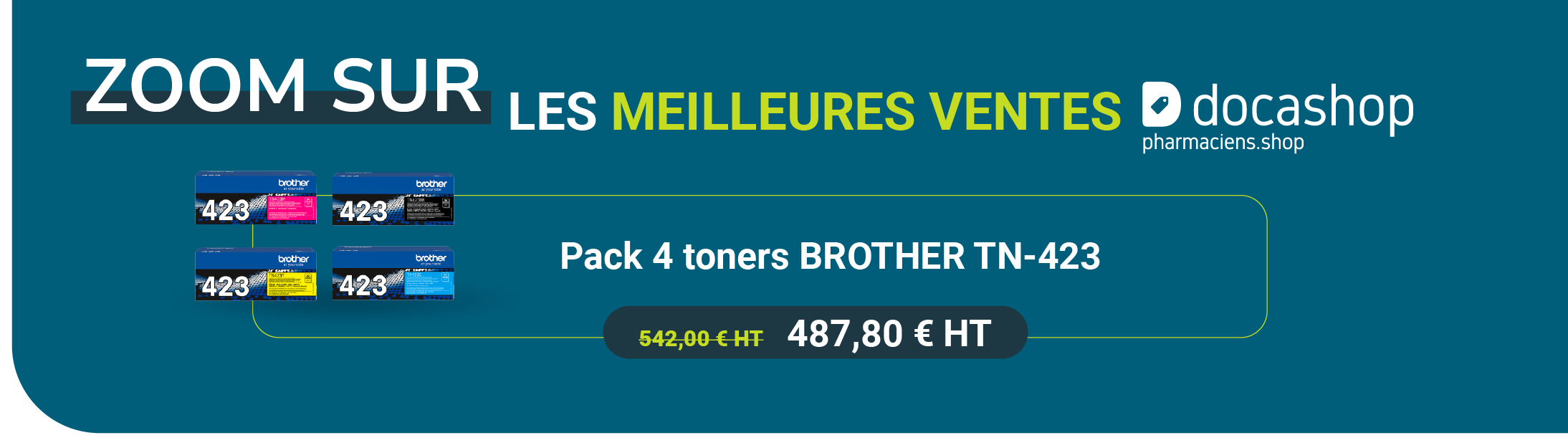ZOOM sur Les Meilleures Ventes DOCASHOP