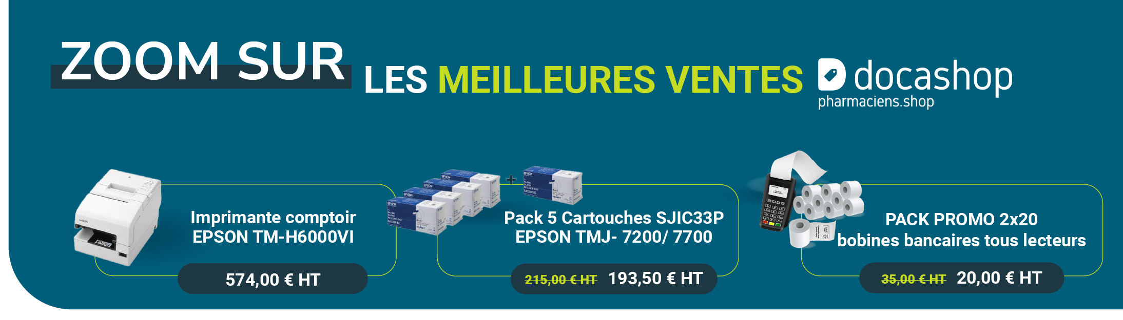 ZOOM sur Les Meilleures Ventes DOCASHOP