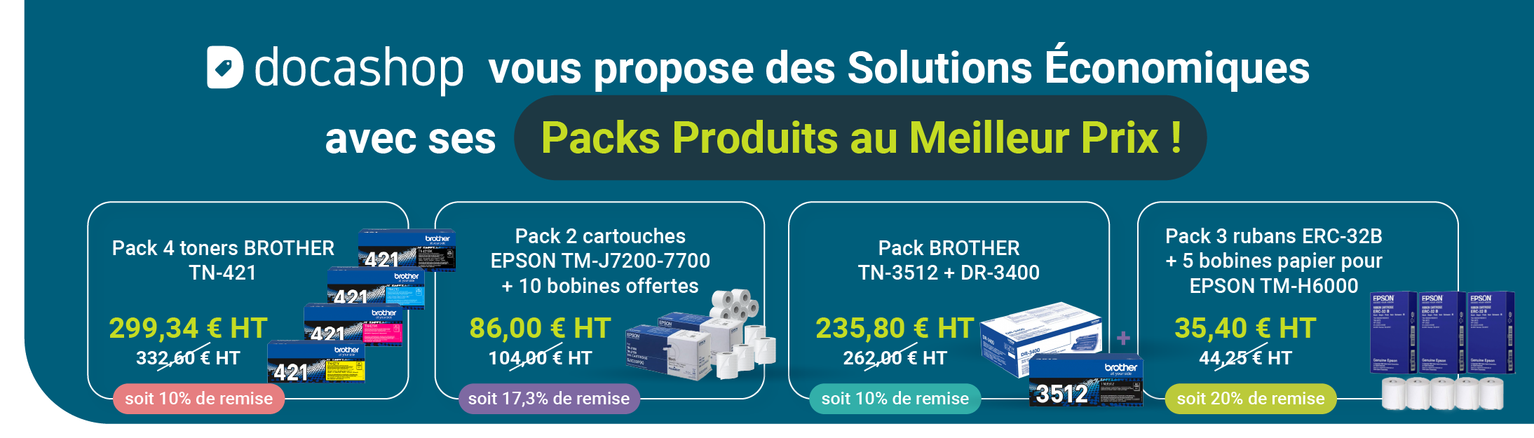 <p class="MsoNormal"><span style="font-size: 8.5pt; line-height: 107%; font-family: 'Verdana',sans-serif; color: black; background: #FAFBFC;">Du 1er au 31 Octobre, DOCASHOP vous présente ses Packs Produits au Meilleurs Prix</span></p>