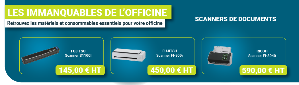 Les Immanquables de l'Officine : les scanners de documents