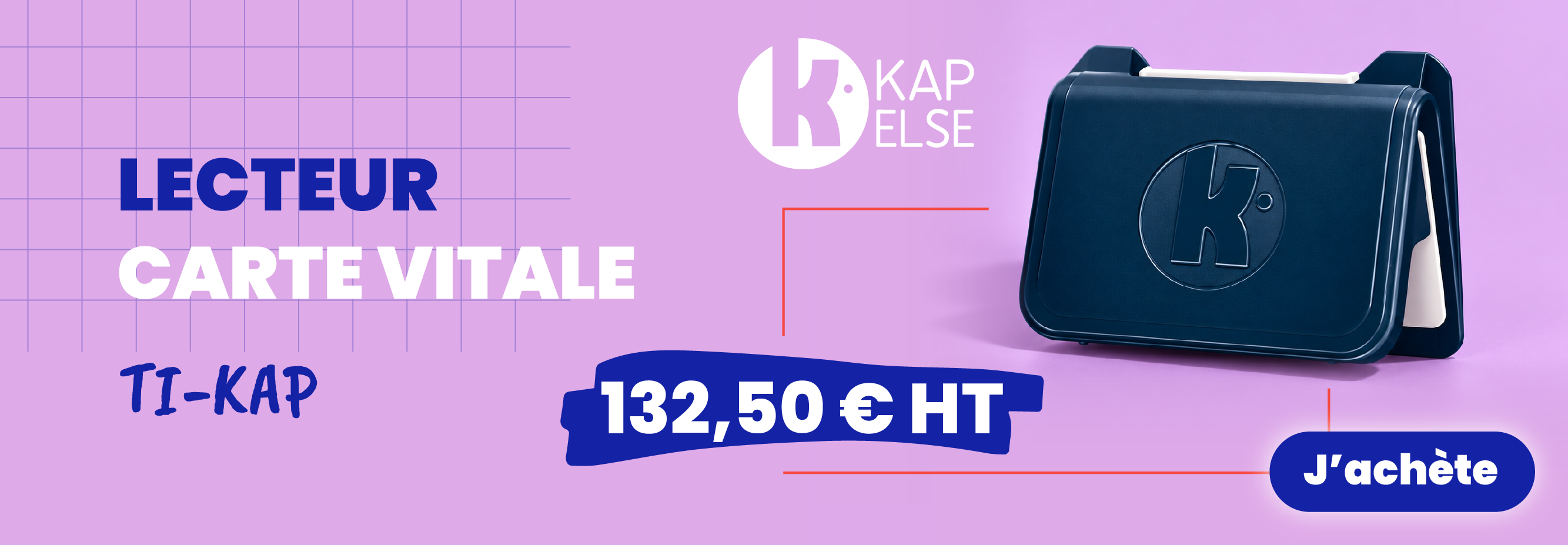 <p>Retrouver Le Kapelse TI-KAP sur Docashop.com, un lecteur de cartes santé bifente hautement polyvalent conçu pour répondre aux besoins du professionnel de santé.</p>