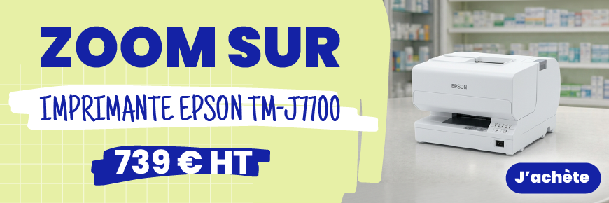 <p>Du 1er au 31 Juillet 2026, Docashop vous présente l'imprimante comptoir EPSON TMJ 7700</p>