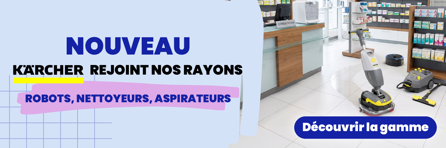 <p>Du 1er au 30 Septembre 2026, Docashop pmet en avant la gamme KARCHER</p>